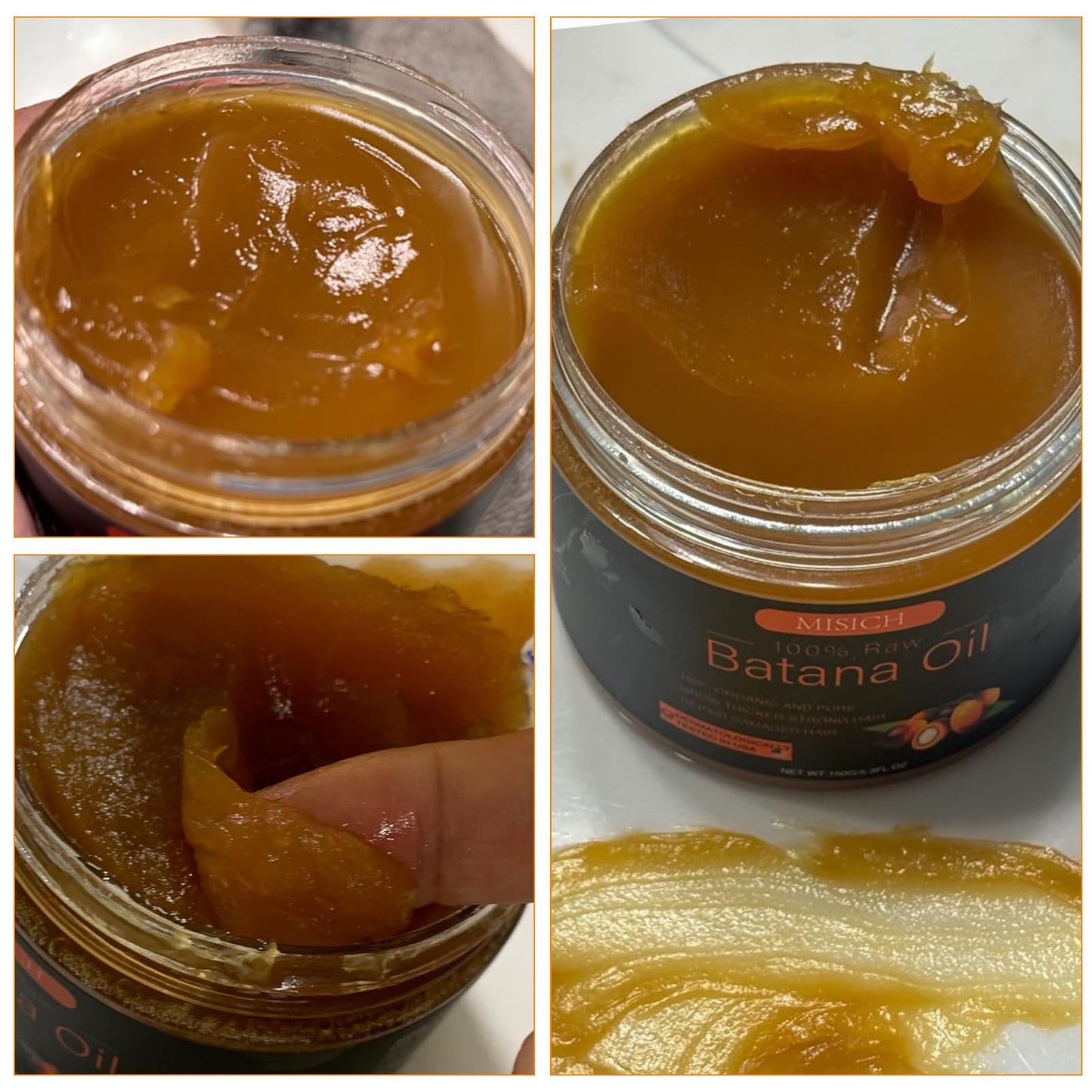 Dr. Sebi Raw Batana Oil for Hair Growth - 100% Natural Pure From Honduras, Unrefined Organic for Preventing Hair Loss, Enhancing Thickness for Men & Women - 5.3 oz