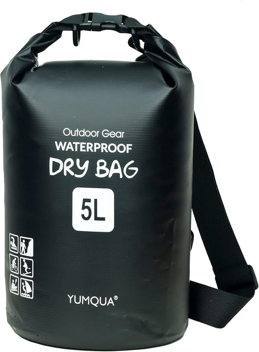 Waterproof Dry Bag Backpack 5L/10L/20L/30L/40L, Roll Top Floating Waterproof Storage Bags for Kayaking, Boating, Swimming, Hiking, Camping and Fishing
