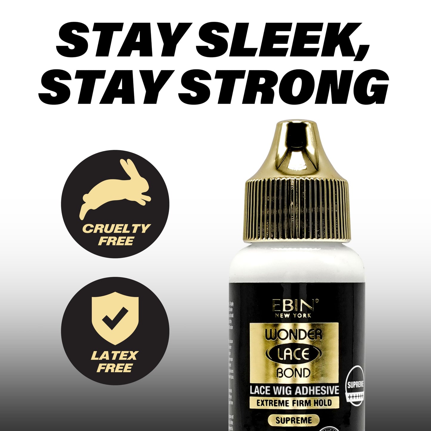 EBIN NEW YORK Wonder Lace Bond Wig Adhesive, Latex Free and Waterproof - 1.15oz (Supreme 1.15oz), since the units are 1.15oz.