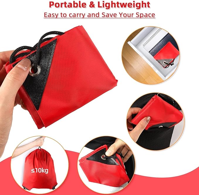 GoodtoU Drawstring Backpack Bulk 48 Pcs Drawstring Bags bulk Red Nylon Draw String Bag for Women Men