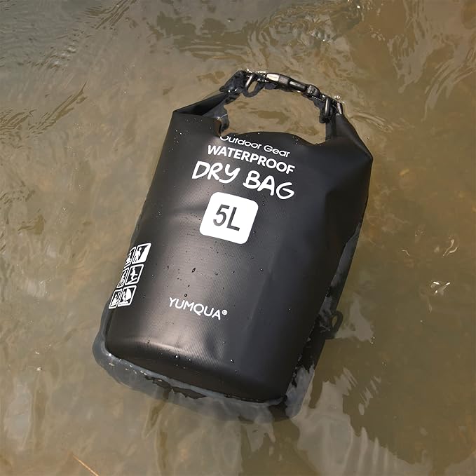 Waterproof Dry Bag Backpack 5L/10L/20L/30L/40L, Roll Top Floating Waterproof Storage Bags for Kayaking, Boating, Swimming, Hiking, Camping and Fishing