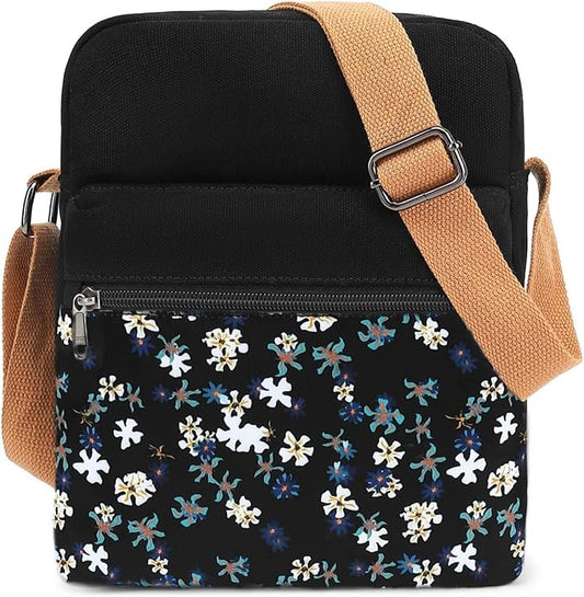 Leaper Girls Crossbody Purses for Kids 2 PCS Cross Body Bag Women Messenger Bag Girls Canvas Bag Cross Body Purse Set