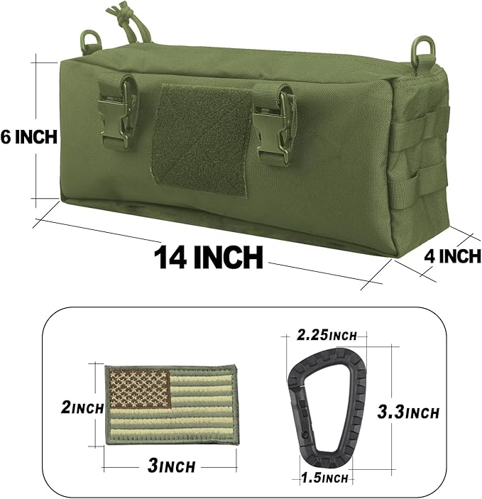 AMYIPO Tactical Pouch Multi-Purpose Large Capacity Increment Pouch Short Trips Bag