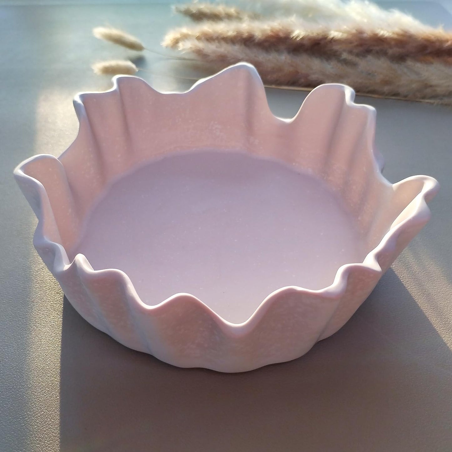 Wehous Large Irregular Bowl Silicone Mold, Unique Storage Epoxy Resin Concrete Molds, Big Candle Holder Tray Container Jewelry Holder Succulent Pot Makeup Organizer Casting Mold Art Craft Ornament