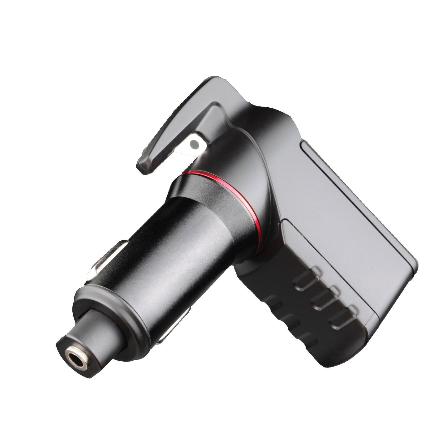 Ztylus Stinger Car Emergency Escape Tool, Spring-Loaded Window Breaker, Car Safety Hammer, Seatbelt Cutter and Window Glass breaker, USB Car Charger, 2 USB Ports Max 2.4A (Black)