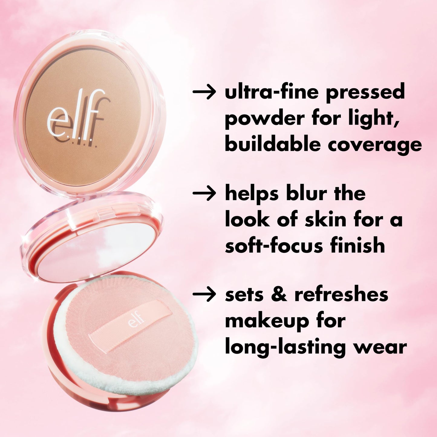 e.l.f. Halo Glow Powder Filter, Ultra-fine Finishing Powder, Smooths The Look of Pores & Fine Lines, Creates A Soft-Focus Glow, Vegan & Cruelty-Free, Fair Neutral Cool