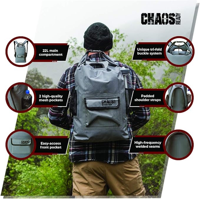 Waterproof Dry Bag Backpack | Marine Dry Bag For Kayaking, Fishing