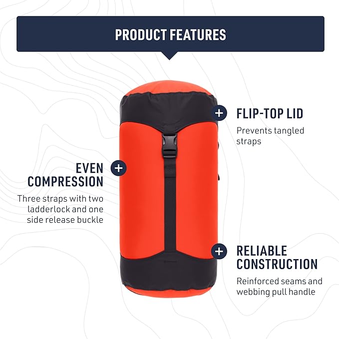 Sea to Summit Lightweight Compression Sack, Space-Saving Outdoor and Travel Storage