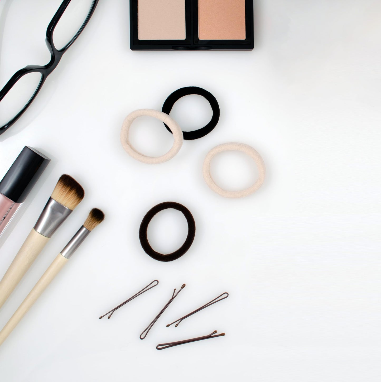 Cyndibands Seamless Hair Ties - Royal Blue - Gentle Hair Ties No Damage, Standard Size 1.5 Inch, Soft and Stretchy Nylon Fabric Ponytail Holders - 12 Count