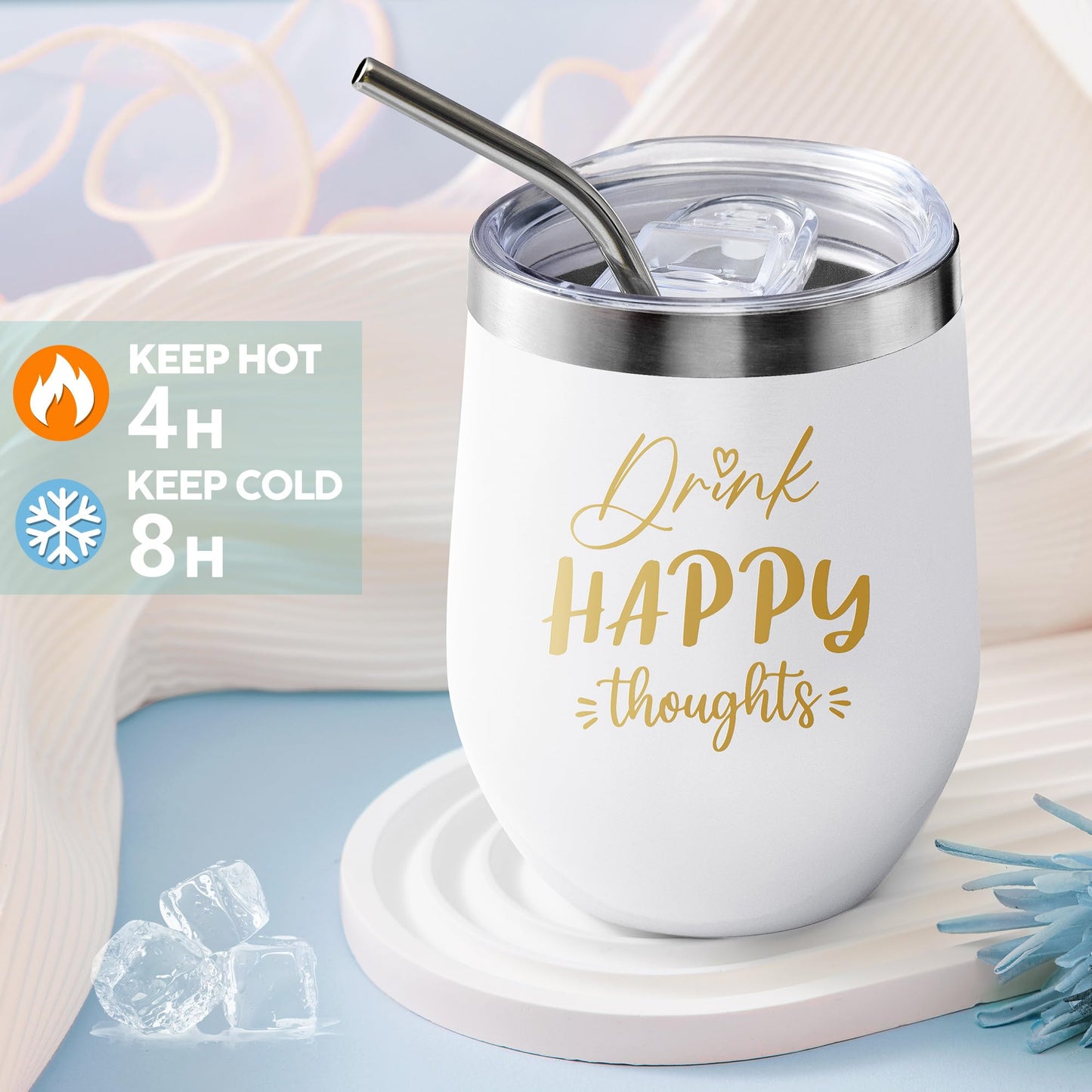 Self Care Get Well Soon Gifts for Women, Luxury Ocean Spa Gift Basket with Flannel Blanket - Unique Birthday Valentines Mother's Day Christmas Gifts for Mom Wife Girlfriend Best Friend Sister Her