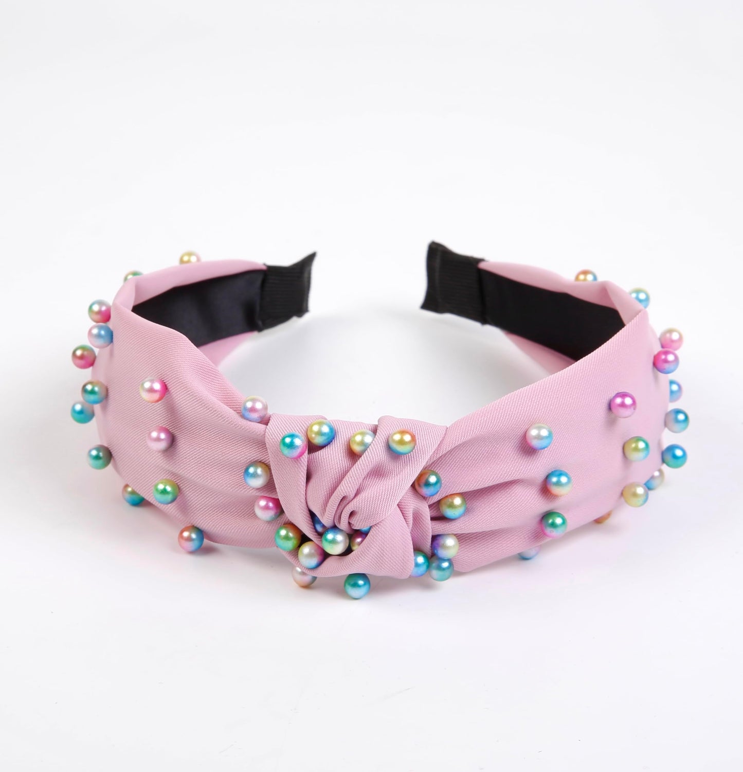 Easter Headbands for Women Girls - 4PCS Knotted Headbands for Women Trendy - Top Knot Pearl Head Band for Women’s Hair - Fashion Headband Wide Hair Bands Accessories