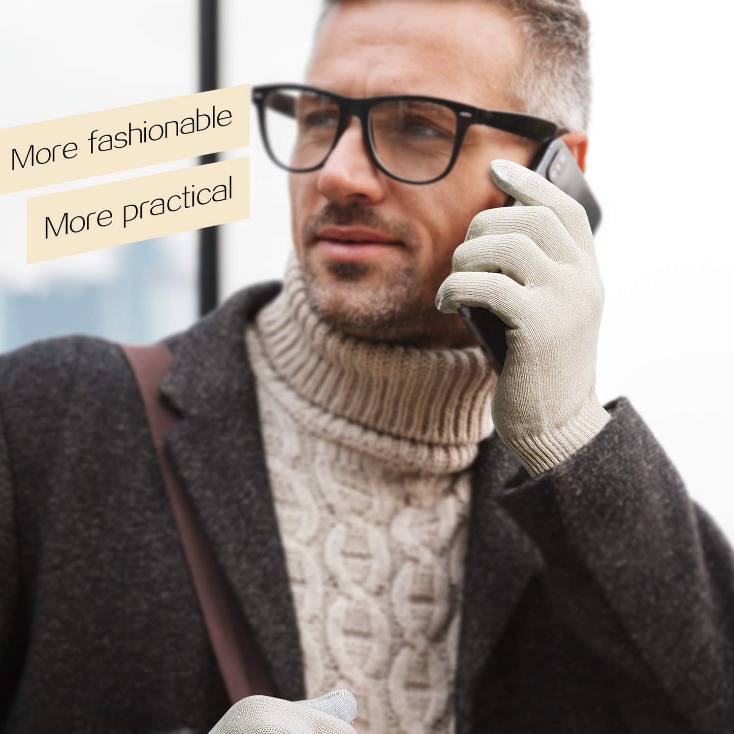 Evridwear Unisex Moisturizing Cotton Gloves with Touchscreen Fingertips for Eczema Beauty Cosmetic Dry Hands Sensitive Irritated Skin Therapy Overnight Bedtime, 6 Pairs, Lightweight-Beige, XS