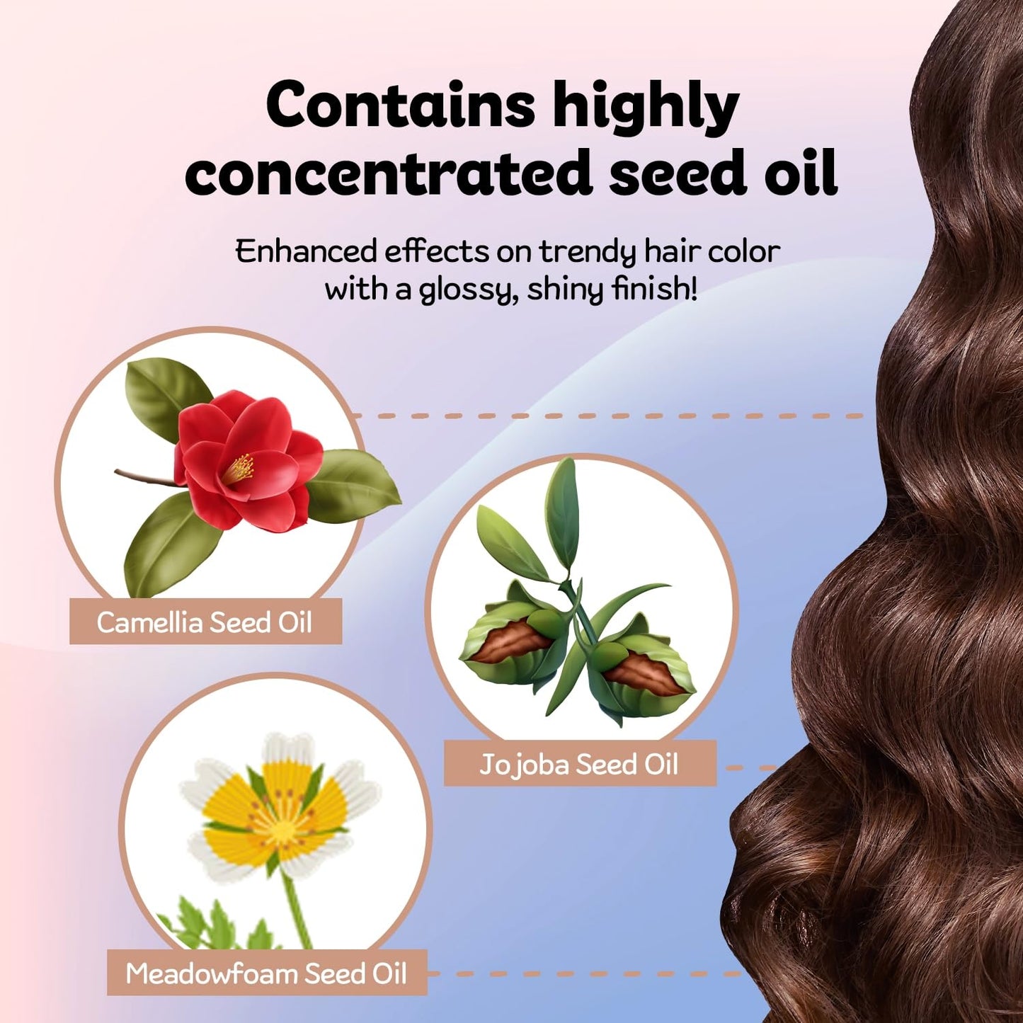 eZn Pudding Hair Dye Ammonia Free Semi-Permanent Self Hair Dye DIY Kit included contain Keratin Made in Korea Beauty (Pink Toner)