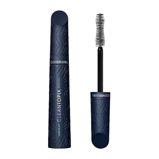CoverGirl Lash Blast Cleantopia Volume Mascara, 790 Ultramarine Black Frost, Vegan Formula, Clean, Volumizing, for Sensitive Eyes, Doesn't Smudge, 0.32oz