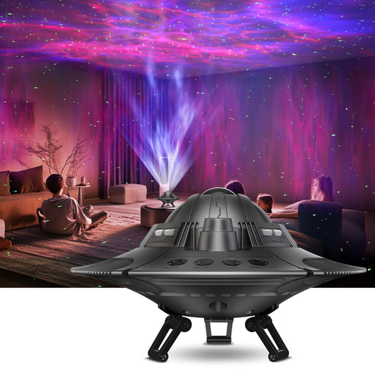 UFO Galaxy Projector, LED Lights for Bedroom, Star Projector, Night Light for Kids and Adults, Starry Nebula Ceiling LED Lamp, Room Decor Aesthetic, Gifts for Christmas, Birthdays, Valentine's Day