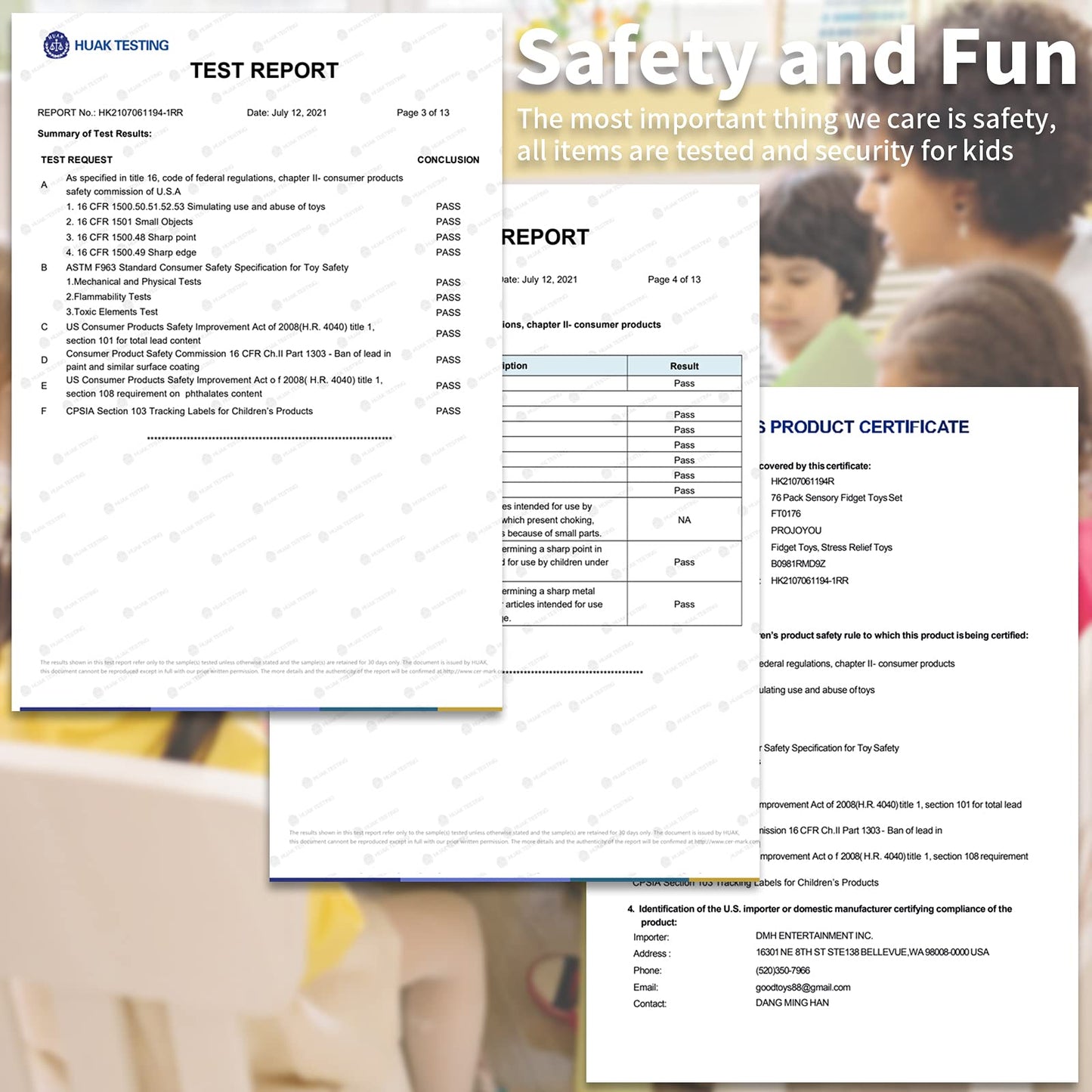 76 Pack Sensory Fidget Toys Set, Stress Relief and Anti-Anxiety Bundle Sensory Toys for Kids Adults, Cool Fidget Packs with Mochi Squishy, Magic Rainbow Ball, Motion Timer, Flippy Chain,Stress Ball...