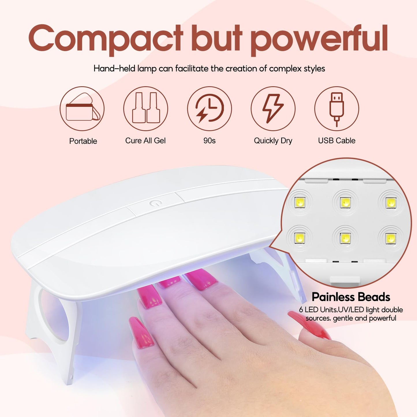 COSCELIA Poly Nail Gel Kit Starter Kit, 8 Colors Nude Pink Clear Poly Nail Extension Gel Kit with U V Light with Everything Matte Glossy Top Coat Nail Stickers Complete Manicure Kit for Women