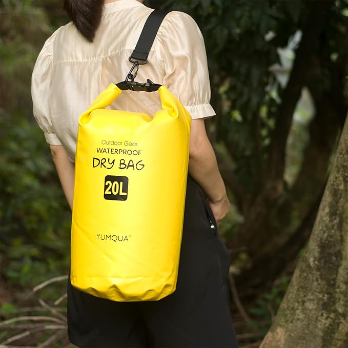 Waterproof Dry Bag Backpack 5L/10L/20L/30L/40L, Roll Top Floating Waterproof Storage Bags for Kayaking, Boating, Swimming, Hiking, Camping and Fishing