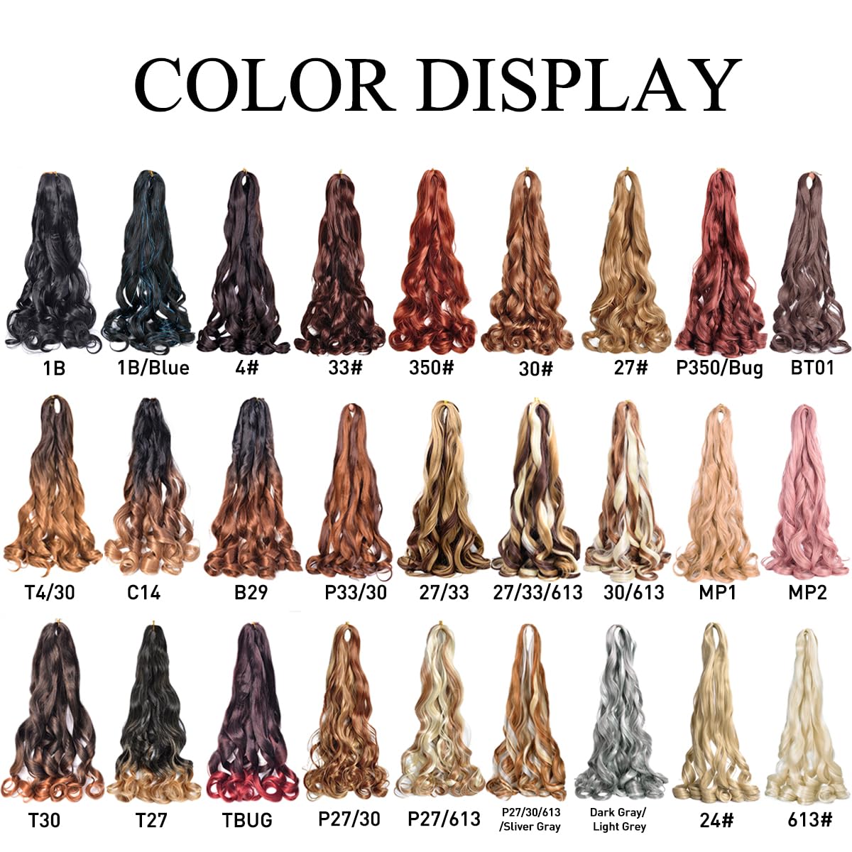 Curly Braiding Hair Box Braids #P27/613 Spanish Curly Braiding Hair for Box Braids 8 Packs Bouncy Braiding Hair 16 Inch Synthetic Braiding Hair Extensions(16 Inch,Pack of 8,P27/613)