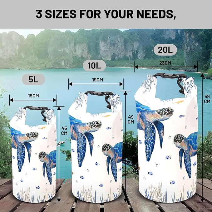 Waterproof Dry Bag,Roll Top Waterproof Backpack 2L/5L/10L/20L/30L/40L Floating Lightweight Bags for Kayaking, Boating, Fishing, Swimming Camping