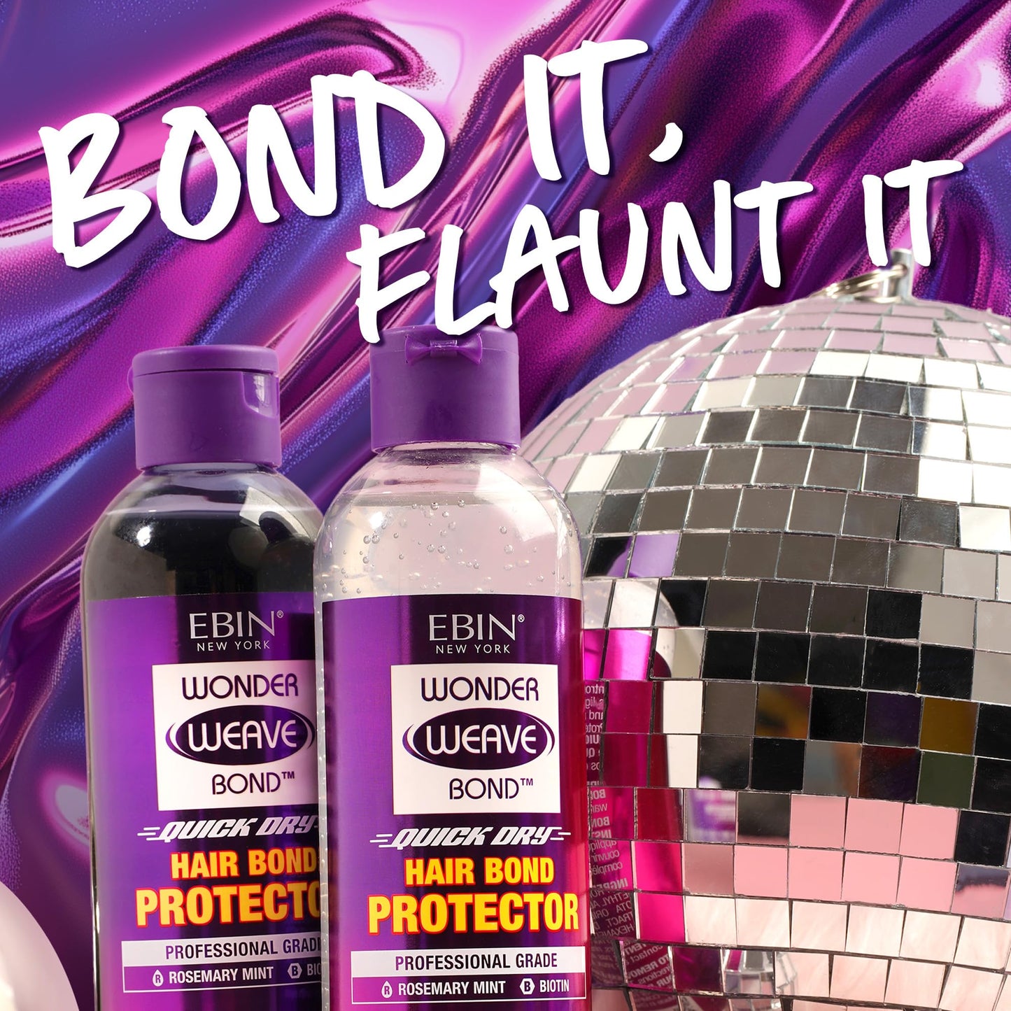 EBIN NEW YORK WONDER WEAVE BOND HAIR BOND PROTECTOR - BLACK 3.38 fl.oz(100ML)