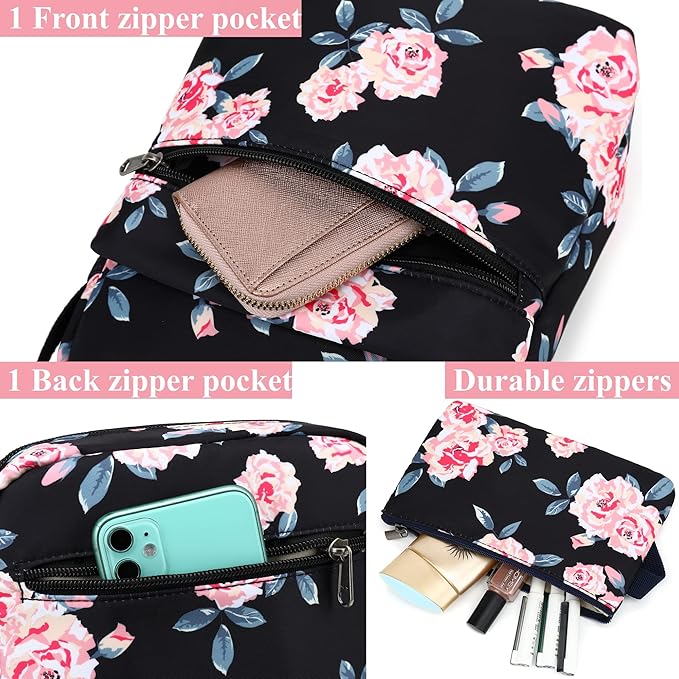 Leaper Girls Crossbody Purses for Kids 2 PCS Cross Body Bag Women Messenger Bag Girls Canvas Bag Cross Body Purse Set