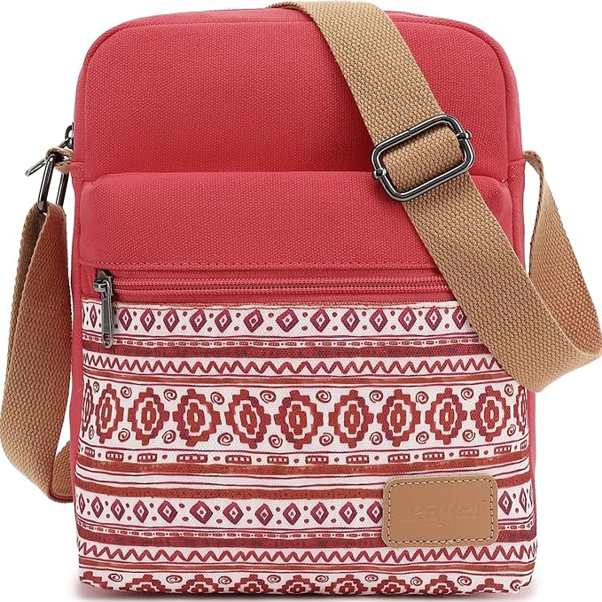 Leaper Girls Crossbody Purses for Kids 2 PCS Cross Body Bag Women Messenger Bag Girls Canvas Bag Cross Body Purse Set