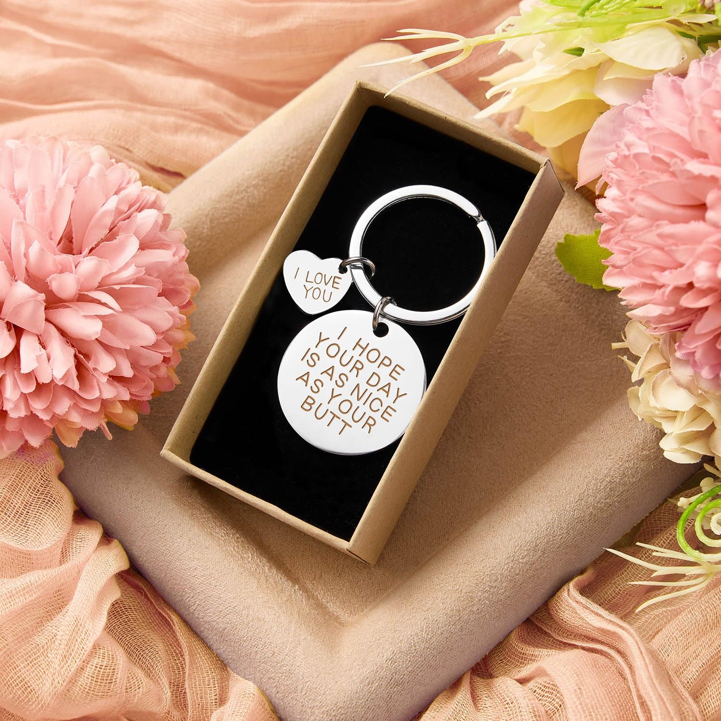 EUASOO Mothers Day Gifts for Wife Girlfriend, Valentines Christmas Birthday Gifts for Her Wife Girlfriend from Husband Boyfriend, I Love You Miss You Thank You Gift Basket