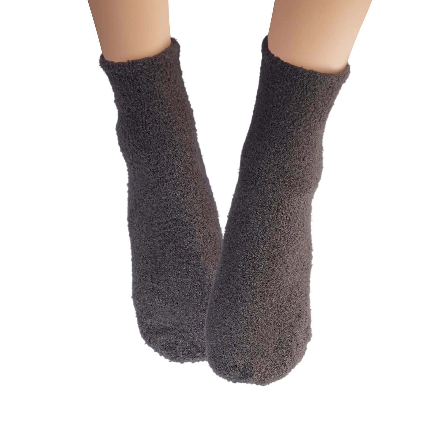 Earth Therapeutics Aloe Socks - Double Pack - Gray/Black (2 Pairs)