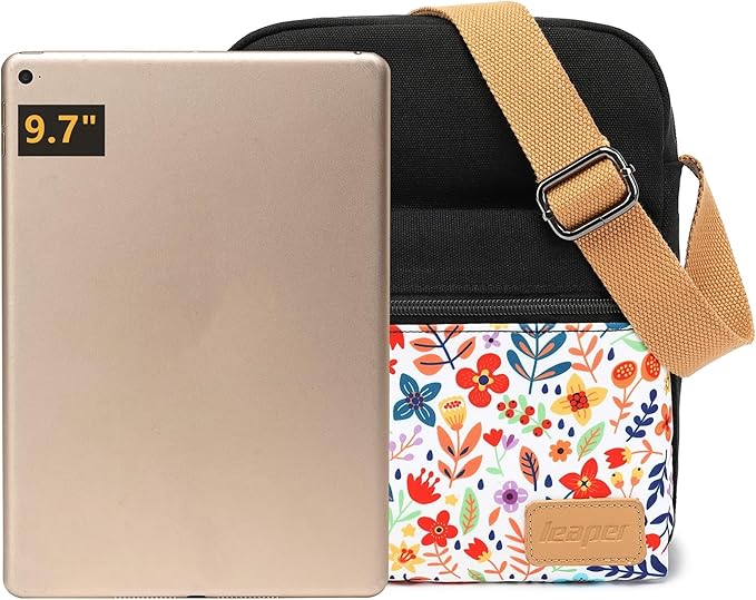 Leaper Girls Crossbody Purses for Kids 2 PCS Cross Body Bag Women Messenger Bag Girls Canvas Bag Cross Body Purse Set