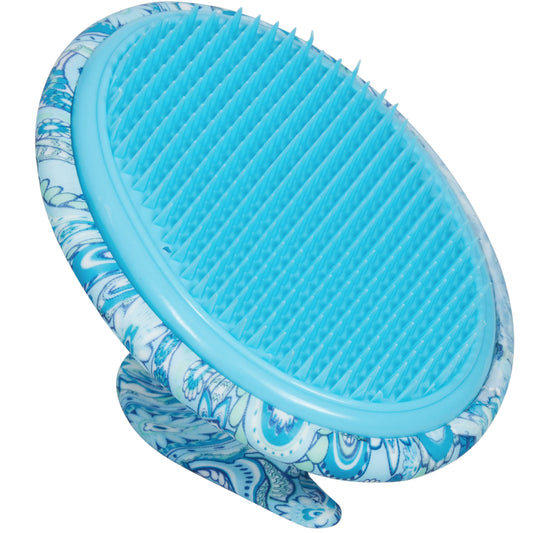 Dylonic Body Brush for Razor Bumps and Ingrown Hairs Treatment - 1pk Skin Exfoliator for Body Shaving Irritation, Strawberry Legs, Armpit, Bikini Line - Blue