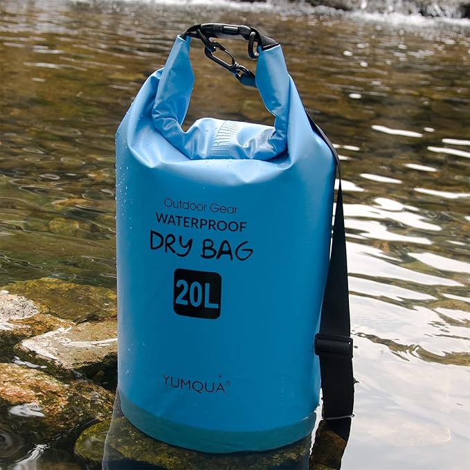 Waterproof Dry Bag Backpack 5L/10L/20L/30L/40L, Roll Top Floating Waterproof Storage Bags for Kayaking, Boating, Swimming, Hiking, Camping and Fishing