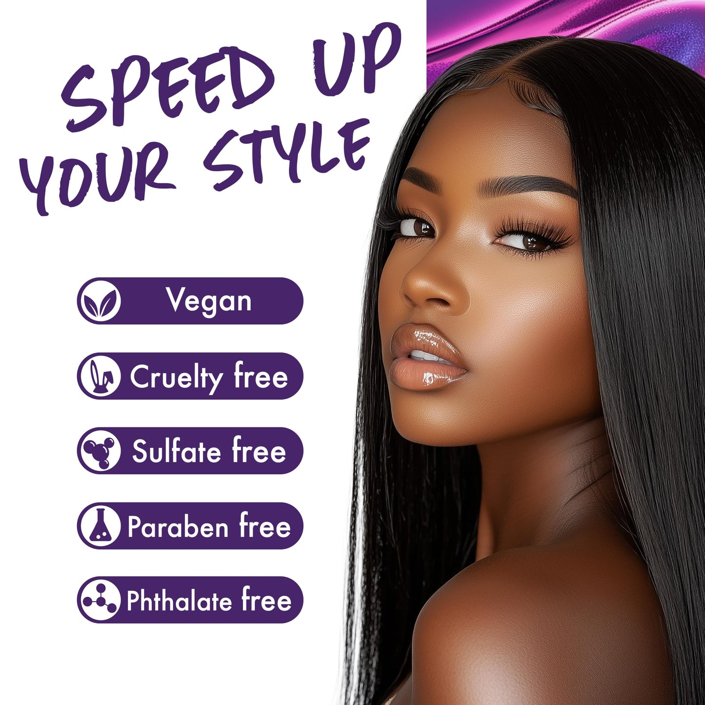 EBIN NEW YORK Wonder Weave Bond Hair Bond Glue Clear 1 Fl Oz – Quick-Dry Hair Glue with Strong Hold for Weave and Track Application – Quick Formula for Seamless Styling at Home or in Salon