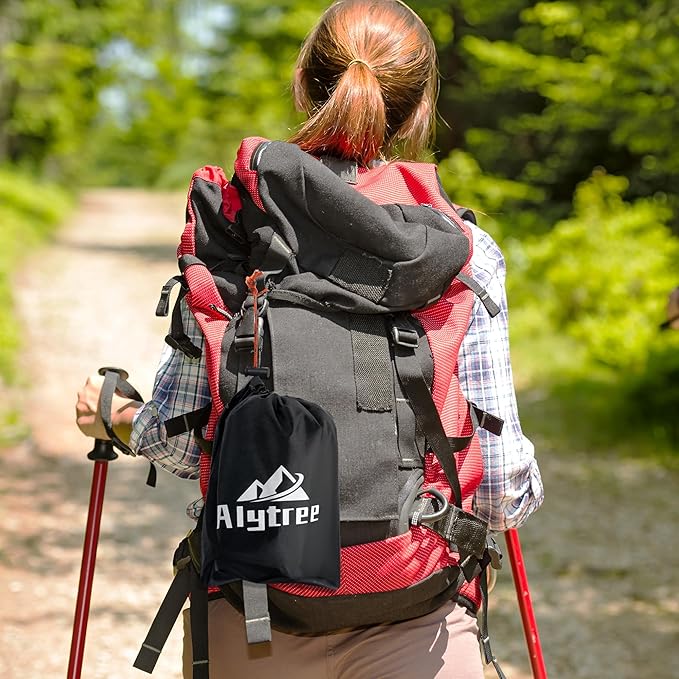 Waterproof Camping Tent Tarp PU 3000, Multifunctional Ultralight Tent Footprint with Drawstring Carrying Bag for Picnic, Hiking, Backpacking, Hammock, Beach