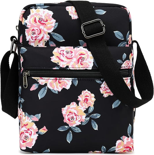 Leaper Girls Crossbody Purses for Kids 2 PCS Cross Body Bag Women Messenger Bag Girls Canvas Bag Cross Body Purse Set