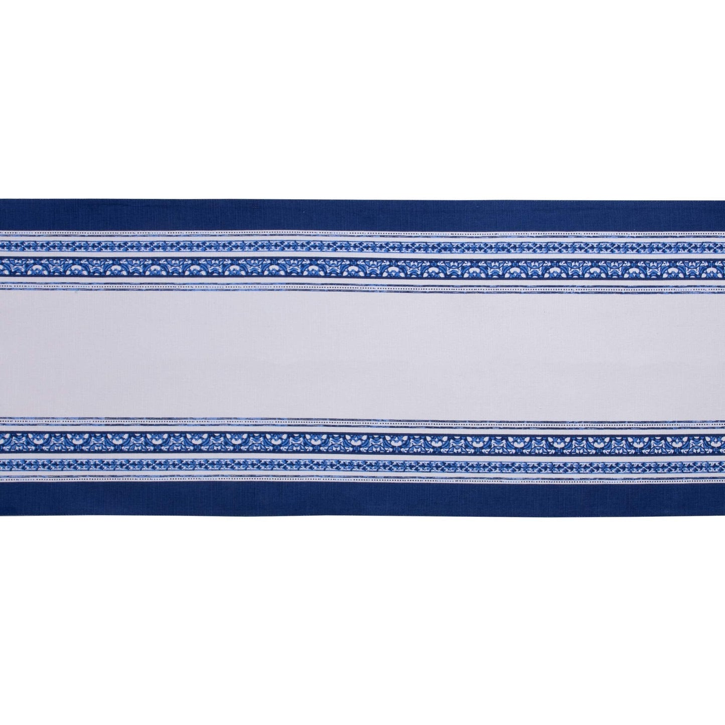 DII Table Top Décor Collection Spring & Summer Table Runner, 14x72, Porto Stripe Print