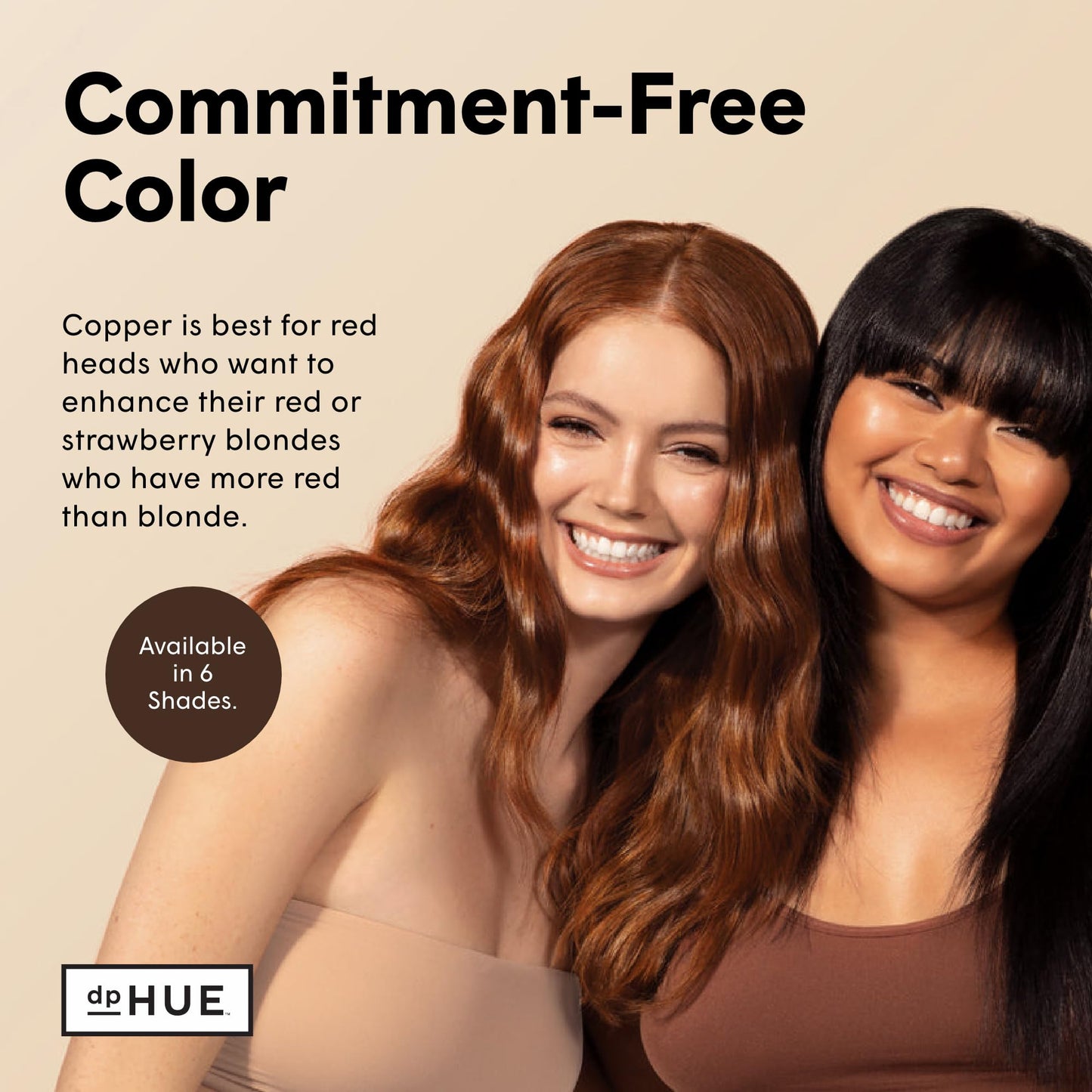 dpHUE Glossy Glaze, Copper - 4 fl oz - In-Shower Conditioning Glaze for Luminous Shine & Sheer Color - Paraben, SLS & SLES Sulfate Free - Leaping Bunny Certified