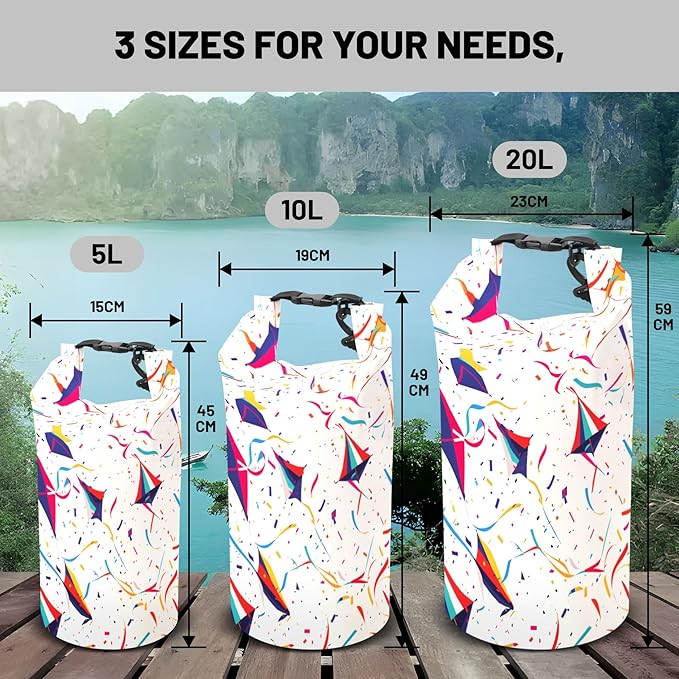 Waterproof Dry Bag,Roll Top Waterproof Backpack 2L/5L/10L/20L/30L/40L Floating Lightweight Bags for Kayaking, Boating, Fishing, Swimming Camping