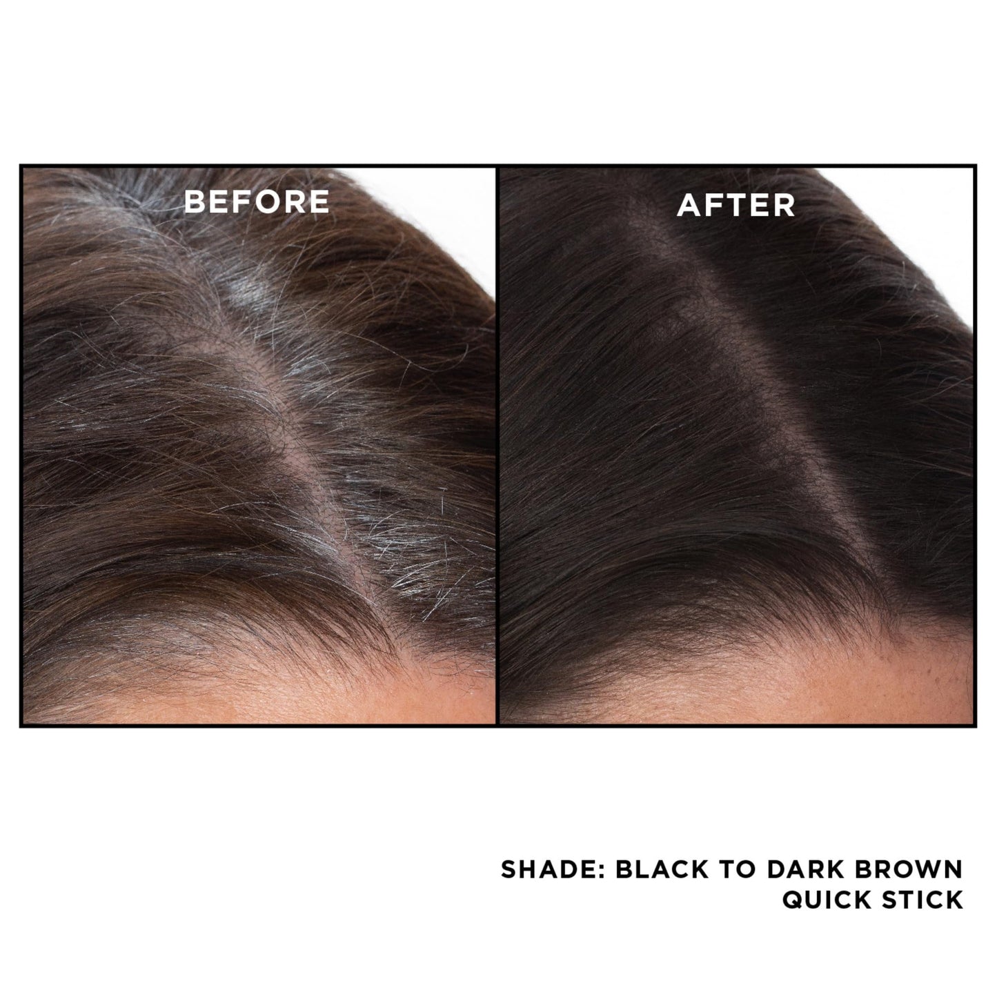 EVERPRO Gray Away Root Touchup Quick Stick, Black/Dark Brown, 0.1 Oz (Pack of 2)