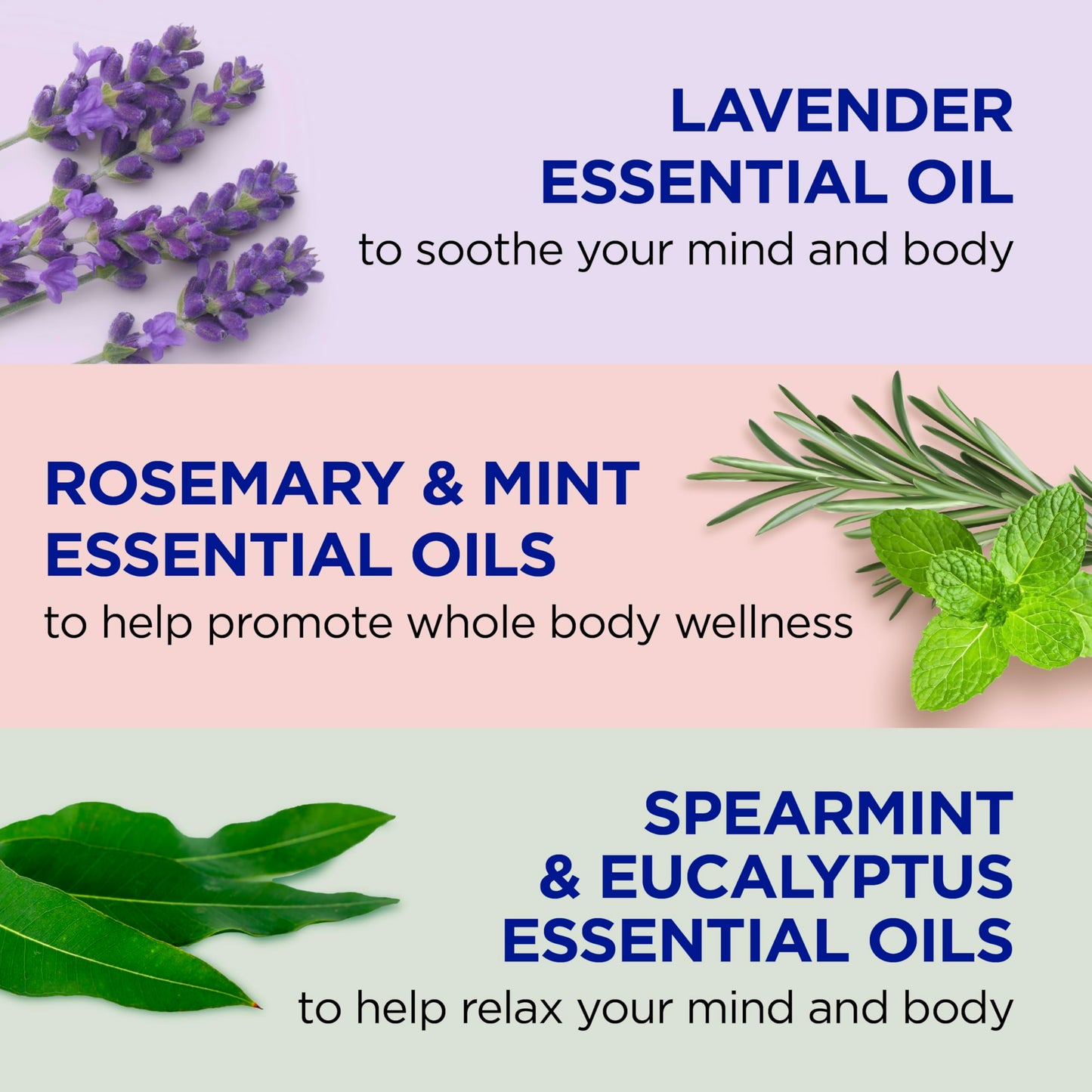 Dr Teal's Pure Epsom Salt, Lavender, Eucalyptus & Wellness Trio Bundle, 3 lbs (Pack of 3)