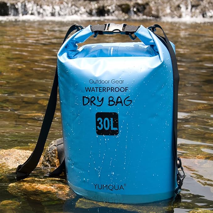 Waterproof Dry Bag Backpack 5L/10L/20L/30L/40L, Roll Top Floating Waterproof Storage Bags for Kayaking, Boating, Swimming, Hiking, Camping and Fishing