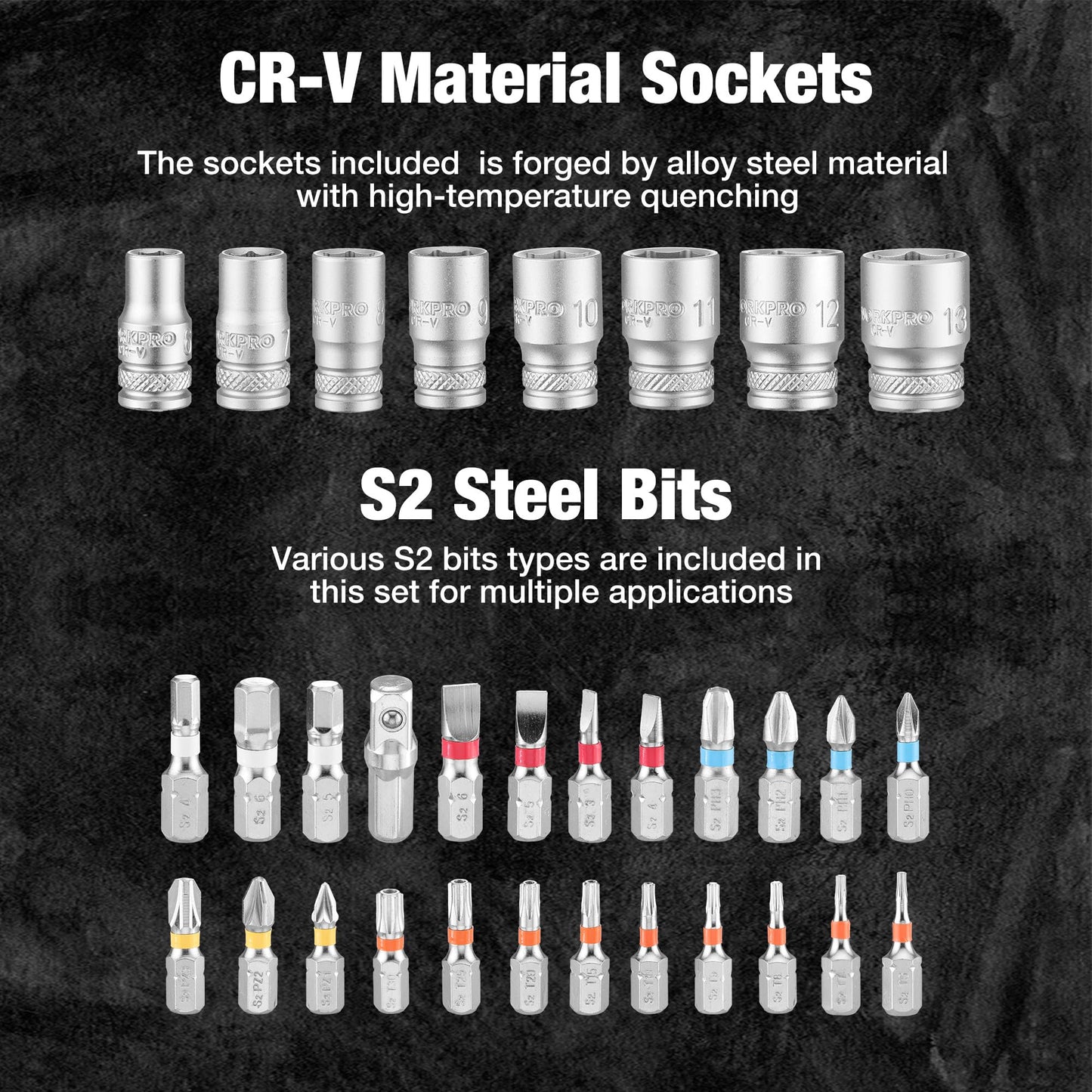 WORKPRO 34-Piece 1/4" Mini Ratchet Wrench, 72-Tooth, Right Angle Screwdriver Mens Gifts, 90 Degree Offset Ratcheting Screwdriver Pocket Mini Low Profile Ratchet Wrench Bit Socket Set for Tight Space