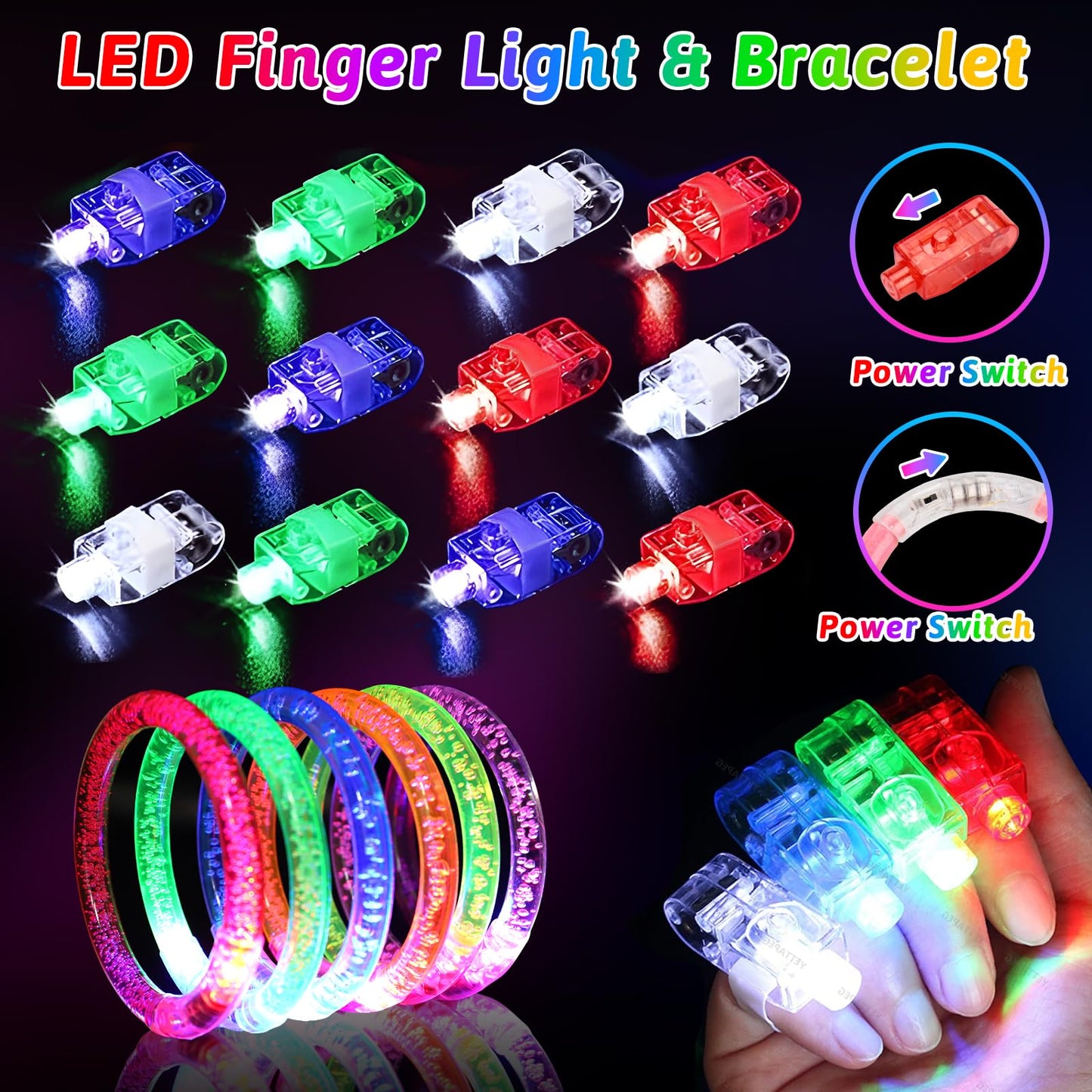 156PCS Glow in The Dark Party Supplies for Kids Adults, Light Up Halloween Party Favor for Kids 4-8 8-12, 100 Glow Sticks Bulk Party Pack DIY Necklaces Rings, LED Glasses Bracelets Neon Party Supplies