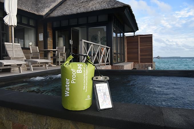 Waterproof Dry Bag - Lightweight Dry Sack with Seals and Waterproof Case - Float on Water - Keeps Gear Dry for Kayaking, Beach, Rafting, Boating, Hiking, Camping and Fishing