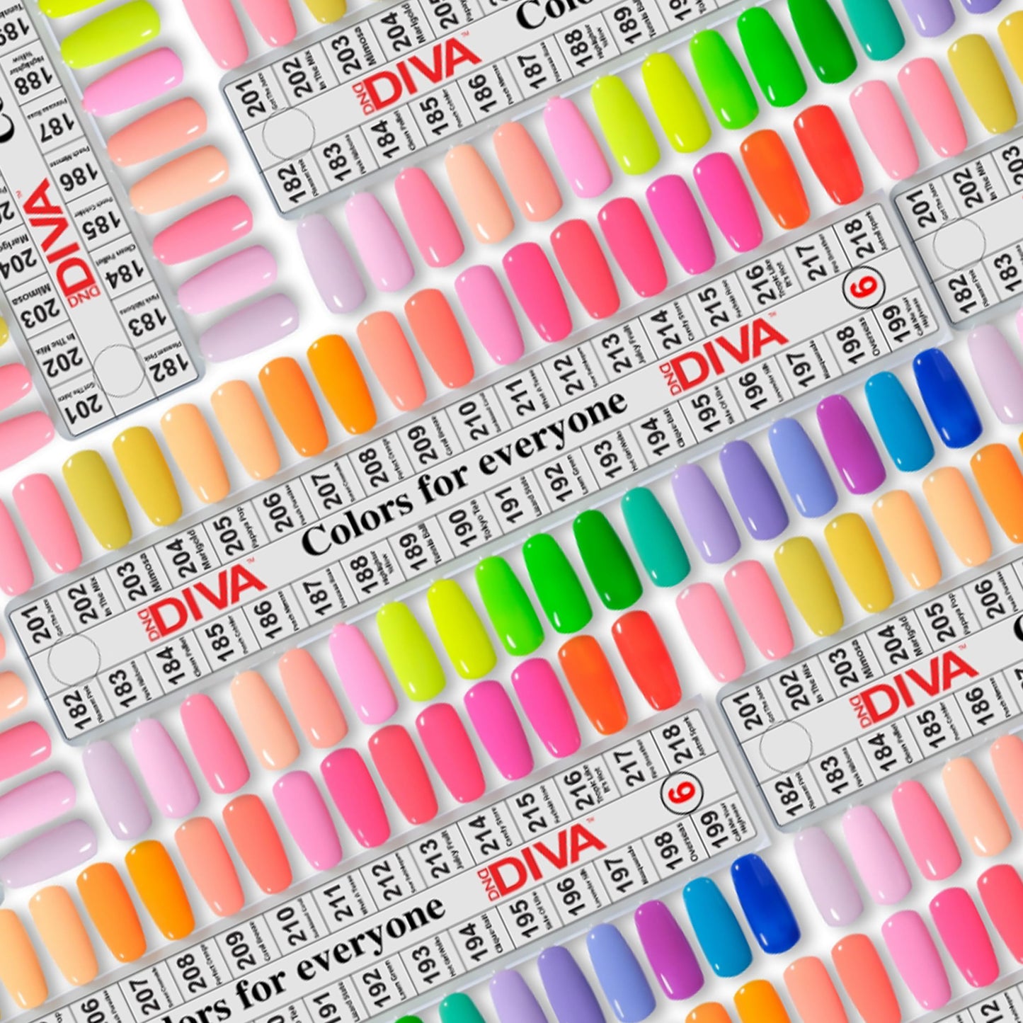 DND Diva Gel Polish Set, First Class Collection, UV/LED Gel Polish and Air Dry Nail Lacquer, Matching Chip-Free Polish Duo, 183 Pink Ribbons, 0.5 Fl Oz