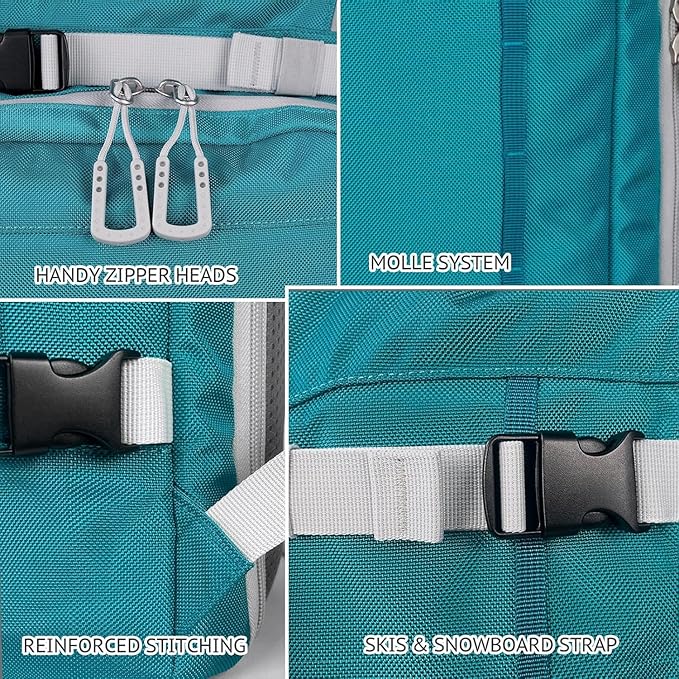 Unigear Ski Boot Bag Backpack for Helmet 50L/70L, Goggles, Gloves, Skis, Snowboard & Accessories