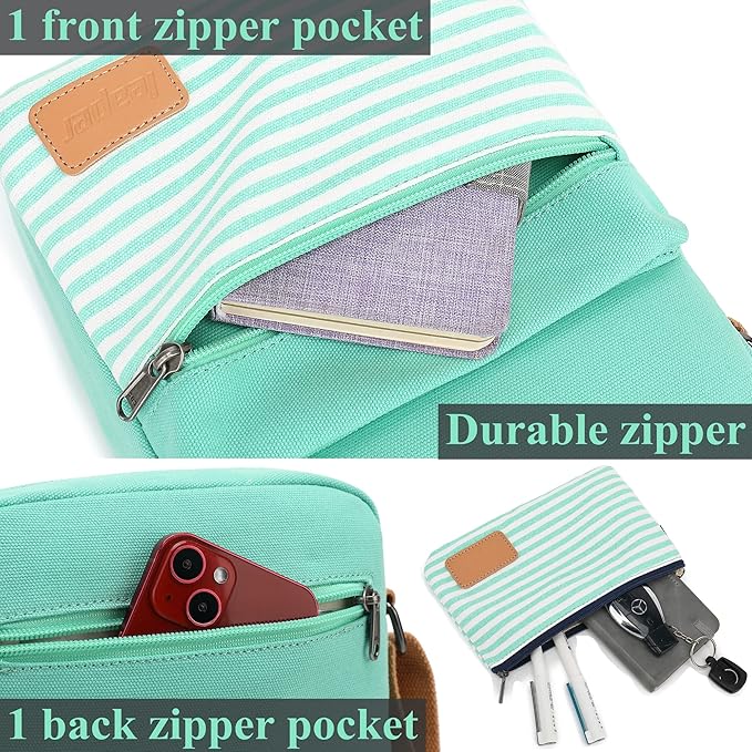 Leaper Girls Crossbody Purses for Kids 2 PCS Cross Body Bag Women Messenger Bag Girls Canvas Bag Cross Body Purse Set