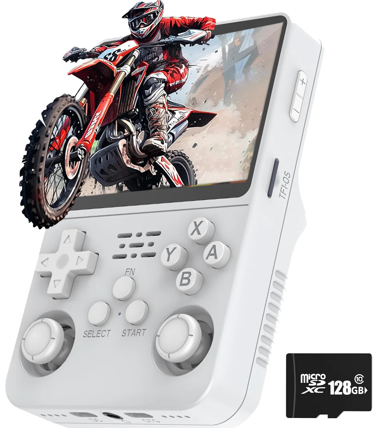 R36S Classic Retro Game Console with ARKOS System Video Games Single Card Portable Hand-Held Gaming Console Kids Gift 3.5 Inch
