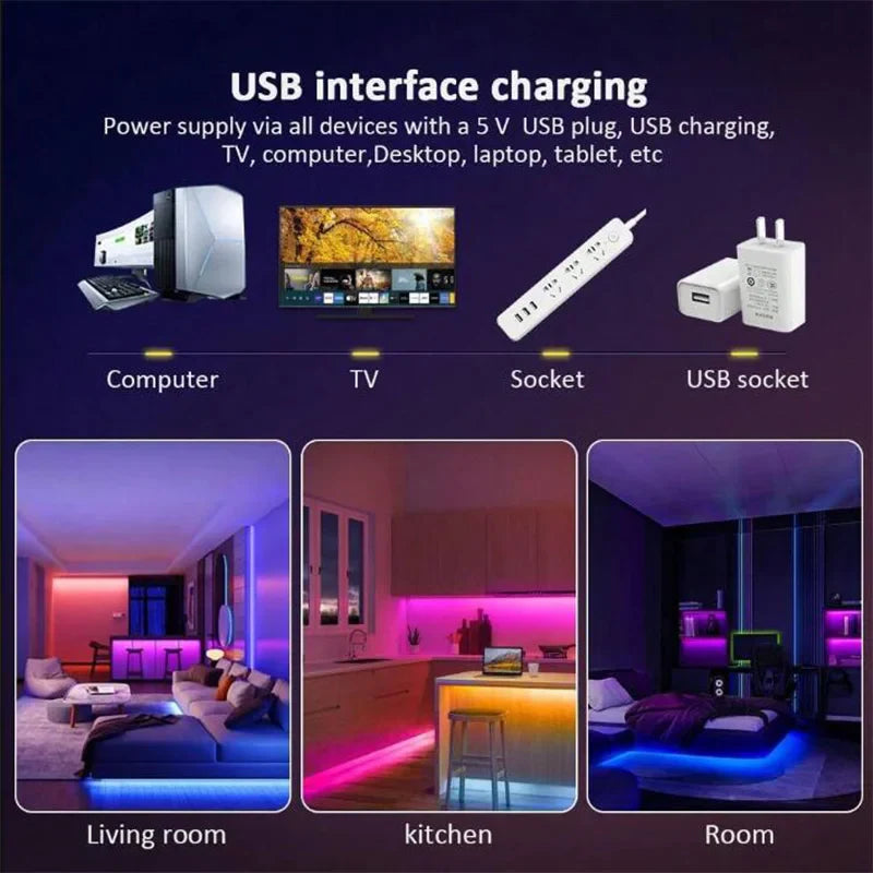 RGB Bluetooth LED Strip Lights