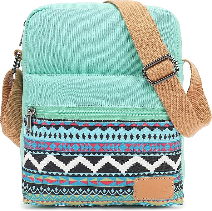 Leaper Girls Crossbody Purses for Kids 2 PCS Cross Body Bag Women Messenger Bag Girls Canvas Bag Cross Body Purse Set